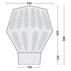 Robens Kiowa 10 Person Tipi Tent -Camping Promotion go 044108 f