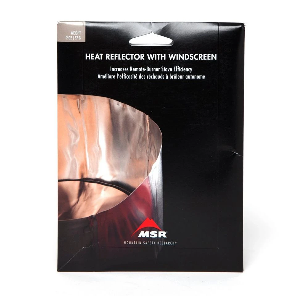 MSR Solid Heat Reflector With Windscreen 1 MSR Solid Heat Reflector With Windscreen