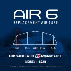 Air 6 Replacement Air Tube (Front 452R) 5 Air 6 Replacement Air Tube (Front 452R) -Camping Promotion go 190070 z
