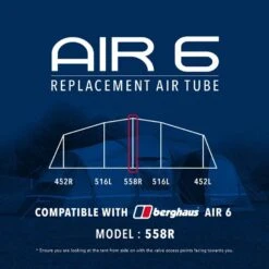 Air 6 Replacement Air Tube (Middle - 558R) -Camping Promotion go 190075 z