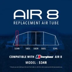 Air 8 Replacement Air Tube (Front 534R) 5 Air 8 Replacement Air Tube (Front 534R) -Camping Promotion go 190081 z