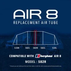 Air 8 Replacement Air Tube (582R) -Camping Promotion go 190085 z