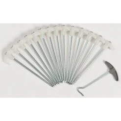 Glow-in-the-Dark Screw Tent Pegs 5 Glow-in-the-Dark Screw Tent Pegs -Camping Promotion go 324746 b