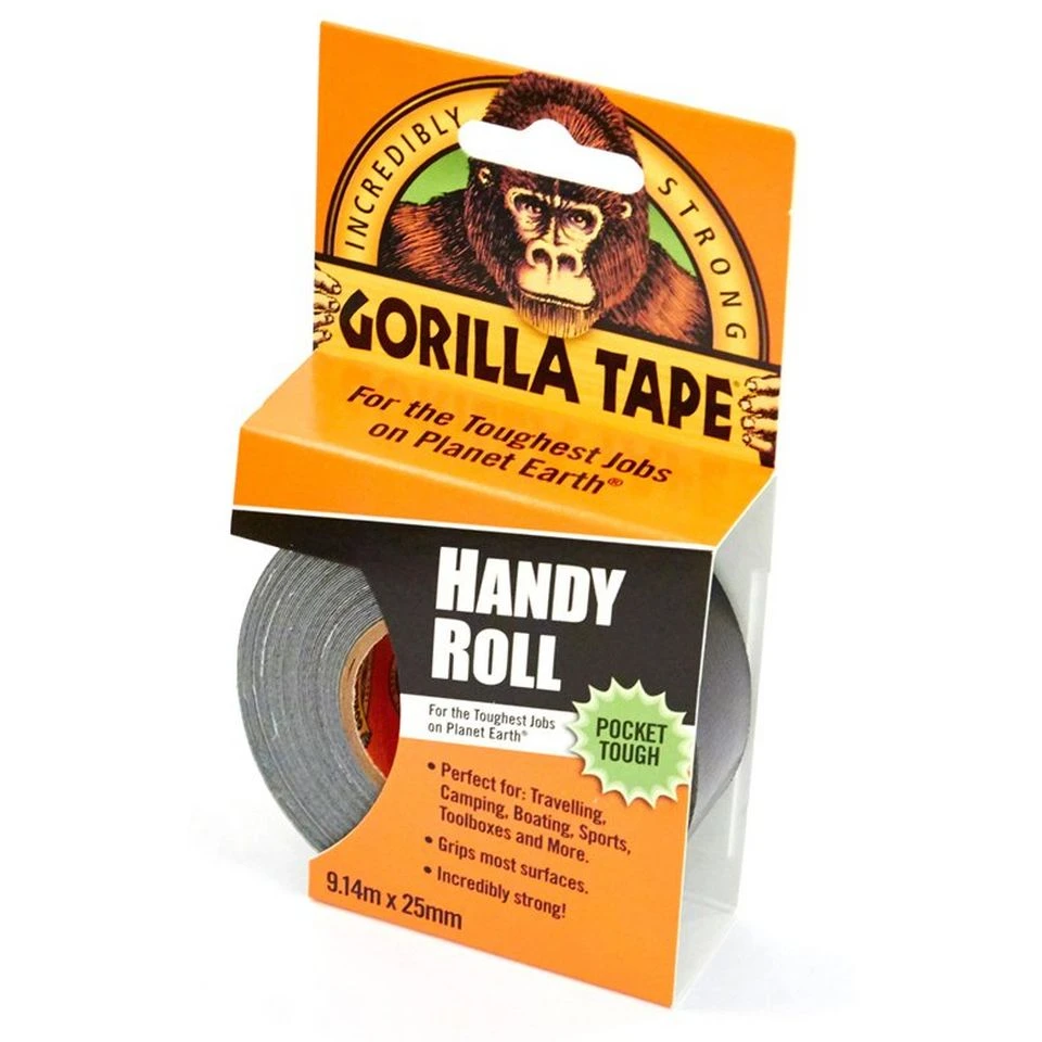 Gorilla Tape, Handy Roll (25mm X 9.1m) 1 Gorilla Tape, Handy Roll (25mm X 9.1m)