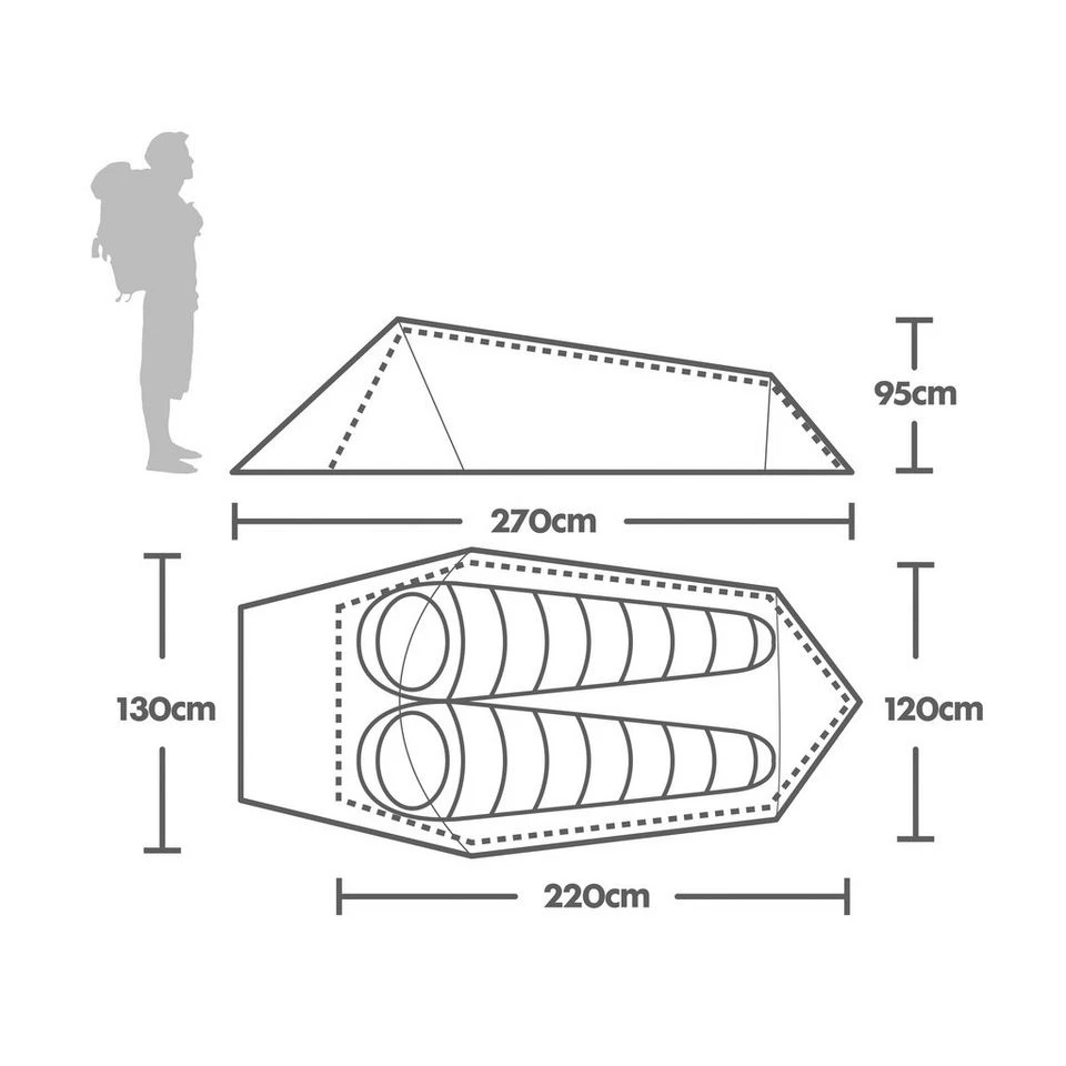 Vango Nyx 200 Tent 2 Vango Nyx 200 Tent - Image 2