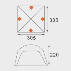 Genus Shelter V2 -Camping Promotion go 350972 c
