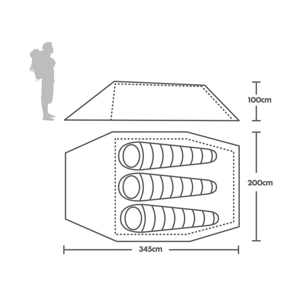 Jackal III Person Tent 2 Jackal III Person Tent - Image 2