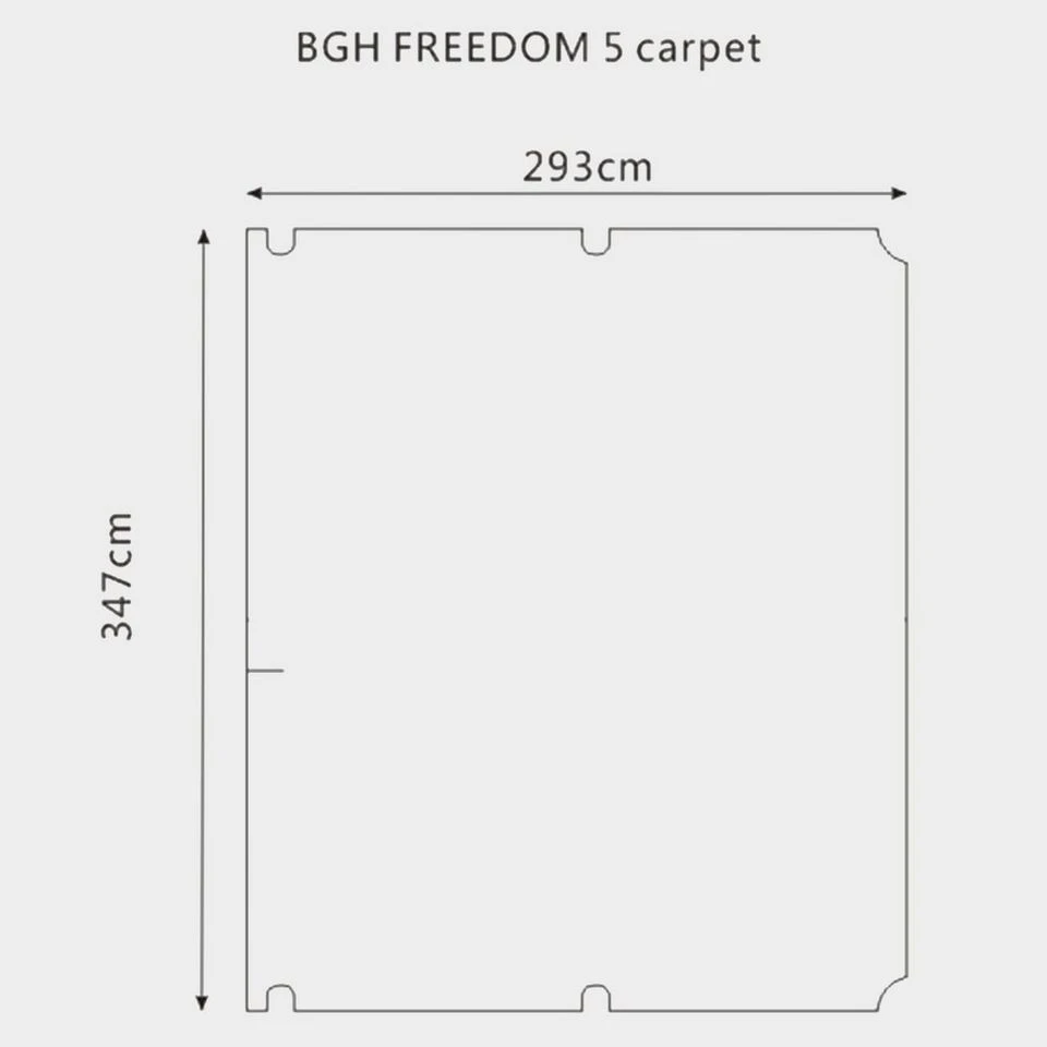 Berghaus Freedom 5 Tent Carpet 2 Berghaus Freedom 5 Tent Carpet - Image 2
